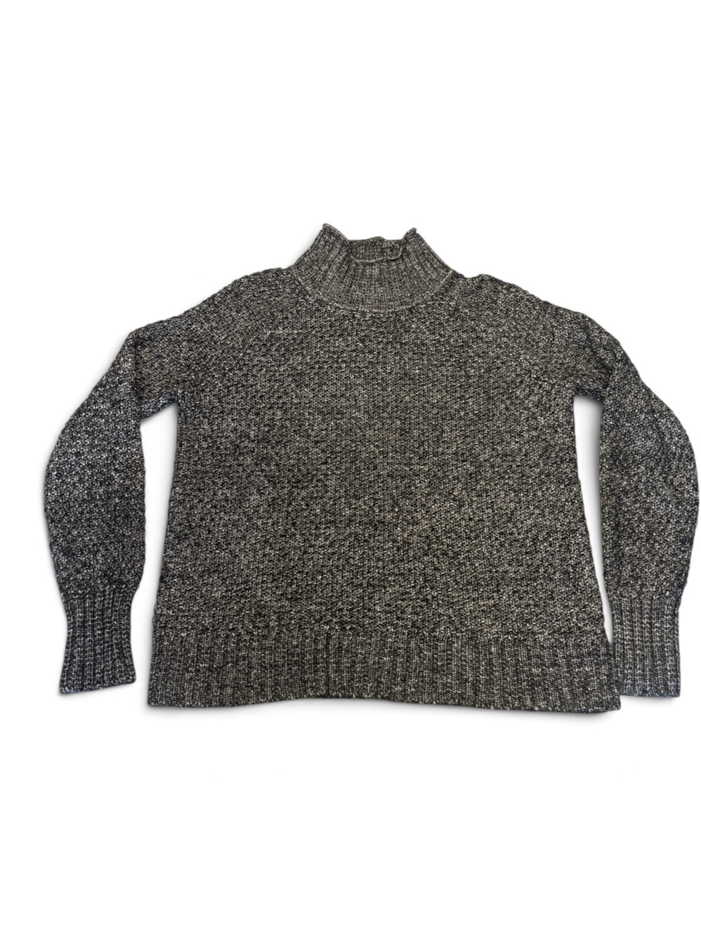 Chaps Women’s Marled Mock Neck Sweater, Size Medium